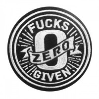 Embroidery patch Fuck You Fucking Fuck 8cm