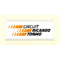 Parche bordado CIRCUIT RICARDO TORMO Valencia 9cm x 3,5cm