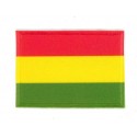 Embroidery and textile patch BOLIVIA FLAG 4cm x 3cm