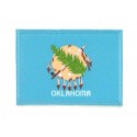Embroidery and textile patch OKLAHOMA FLAG 7cm x 5cm