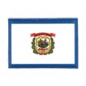 Embroidery and textile patch VIRGINIA OCCIDENTAL FLAG 7cm x 5cm