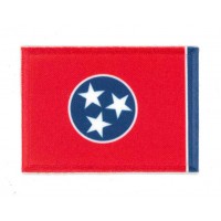 Embroidery and textile patch TENNESSEE FLAG 7cm x 5cm