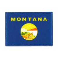Embroidery and textile patch MONTANA 7cm x 5cm