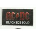 Parche textil AC DC BLAK ICE TOUR 9,5cm x 5cm