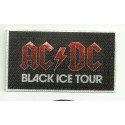 Textile patch AC DC BLAK ICE TOUR 9,5cm x 5cm