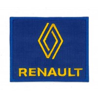Parche bordado RENAULT azul 8cm x 7cm