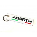 Tags embroidered keyring ABARTH 11cm x 2,5cm