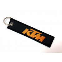 Tags embroidered keyring KTM 11cm x 2,5cm