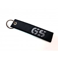 Tags embroidered keyring BMW GS 11cm x 2,5cm