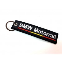 Tags embroidered keyring BMW MOTORRAD 11cm x 2,5cm