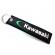 Tags embroidered keyring KAWASAKI 11cm x 2,5cm
