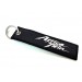 Tags embroidered keyring DUCATI RED 11cm x 2,5cm
