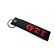 Tags embroidered keyring VW GTI 11cm x 2,5cm