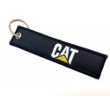 Tags embroidered keyring CAT 11cm x 2,5cm