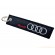 Tags embroidered keyring AUDI 11cm x 2,5cm