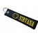 Tags embroidered keyring NIRVANA 11cm x 2,5cm