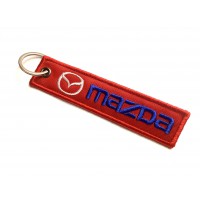 Tags embroidered keyring PORSCHE 11cm x 2,5cm