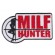 Parche bordado MILF HUNTER 7,5CM X 4,5CM