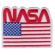 Parche bordado NASA USA 7CM X 6CM