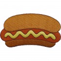 Embroidery patch HOT DOG 8cm x 5cm