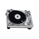 Embroidery patch.TURNTABLE DJ 7cm x 6cm