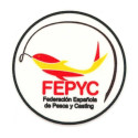 Textile patch FEPYC Federacion española de pesca y casting 8cm 