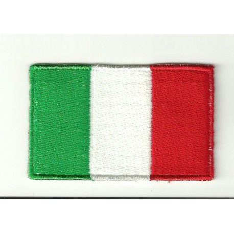 Patch embroidery FLAG ITALY 7CM X 5CM
