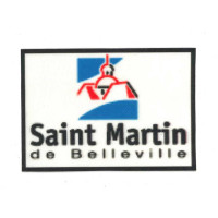 Textile patch SAINT MARTIN de Belleville 8,5cm x 6cm