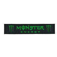 Patch embroidery MONSTER ENERGY BLACK 6cm x 8cm
