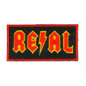 Embroidery patch REAL SKATEBOARDS 10cm x 5cm