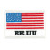 Embroidery patch FLAG EE.UU 7CM x 4,5CM