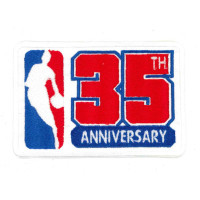 Embroidery and textile patch 35th ANNIVERSARY NBA 10.5cm x 6.5cm