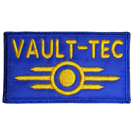 Embroidery patch FALLOUT VAULT TEC 9cm x 5cm