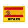 Embroidery patch FLAG SPAIN 7CM X 4,5CM