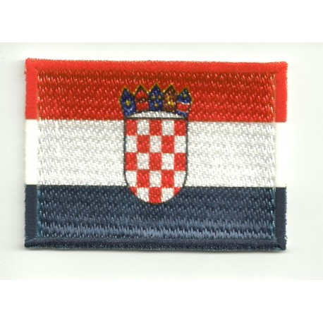 Patch embroidery and textile FLAG CROATIA 7CM x 5CM