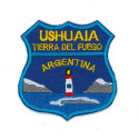 Embroidery patch USHUAIA TIERRA DEL FUEGO ARGENTINA 5,5cm x 5,5cm