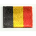 Patch embroidery and textile FLAG BELGIUM 7CM x 5CM