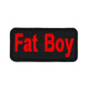 Embroidery patch FAT BOY 10cm x 5cm