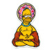 Patch embroidery SIMPSON HELMETS 10CM X 3,2CM