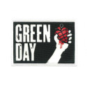 Textile and embroidery patch GREEN DAY 7cm X 4,5cm