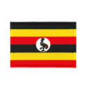 Embroidery patch FLAG UGANDA 7CM X 5CM