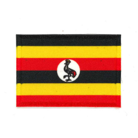 Parche bordado BANDERA UGANDA 4CM x 3CM