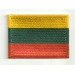 Patch embroidery and textile FLAG LITHUANIA 4CM x 3CM