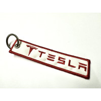 Tags embroidered keyring MAZDA 11cm x 2,5cm