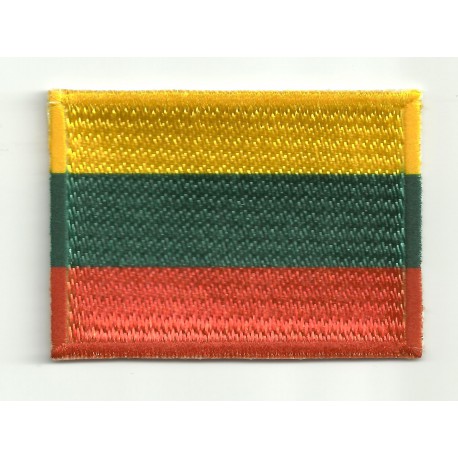 Patch embroidery and textile FLAG LITHUANIA 7CM x 5CM