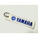 Tags embroidered keyring BLUE YAMAHA 11cm x 2,5cm