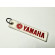 Tags embroidered keyring RED YAMAHA 11cm x 2,5cm