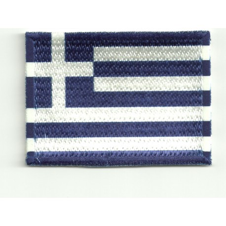 Patch embroidery and textile FLAG GREECE 4CM x 3CM