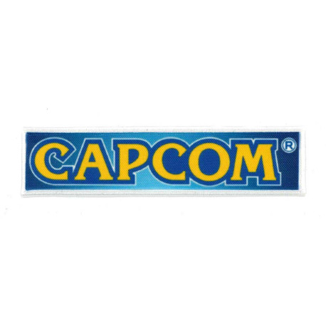 Parche bordado y textil CAPCOM 12cm x 3cm