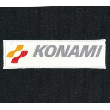 Parche bordado y textil KONAMI 12cm x 3,5cm